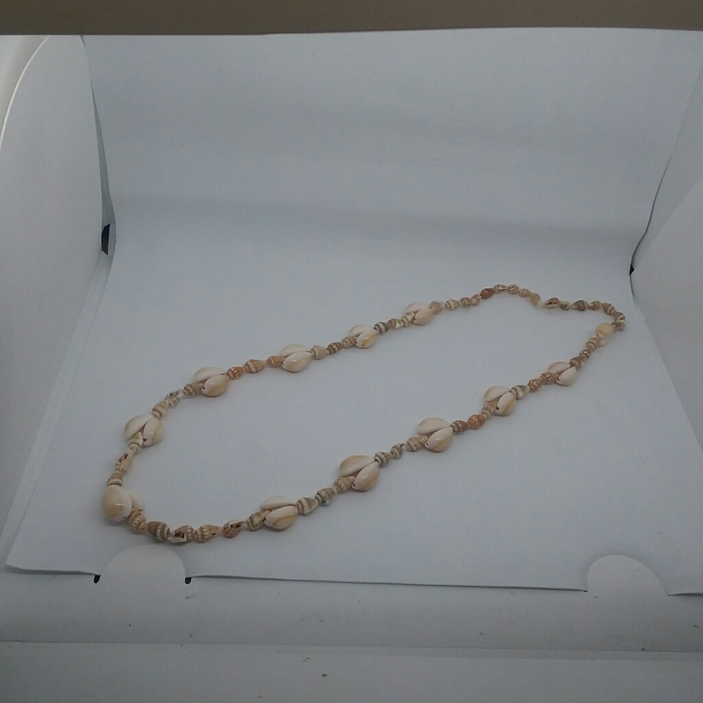 Authentic Seashell Long Necklace